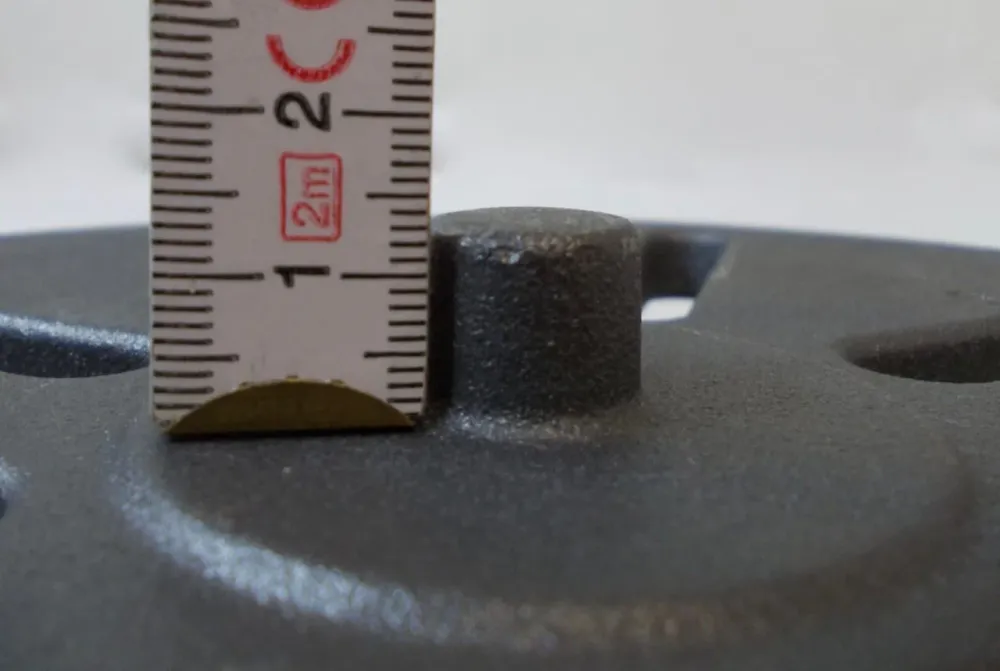 Rüttel rešetka oko 22 cm vatrena hrđ odlijepljena hrđ pećnica hrđ