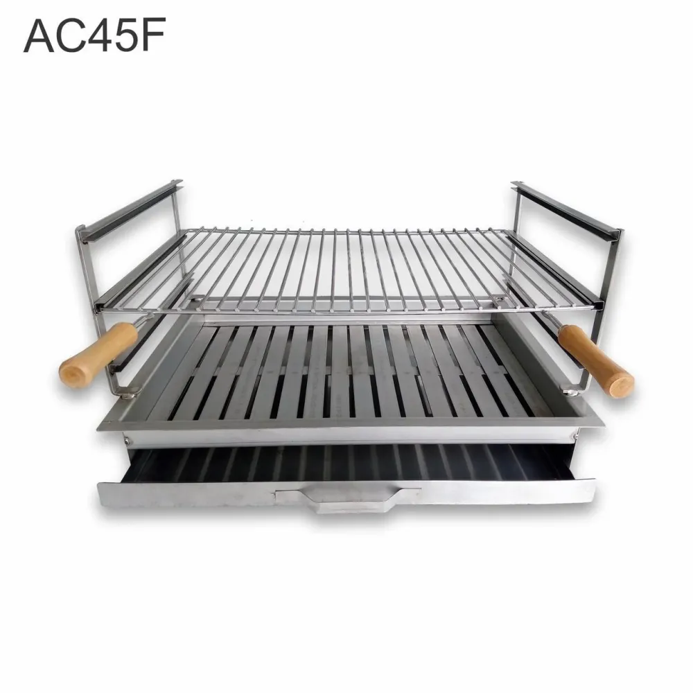Ugradbeni roštilj od nehrđajućeg čelika 70x38 AC45F