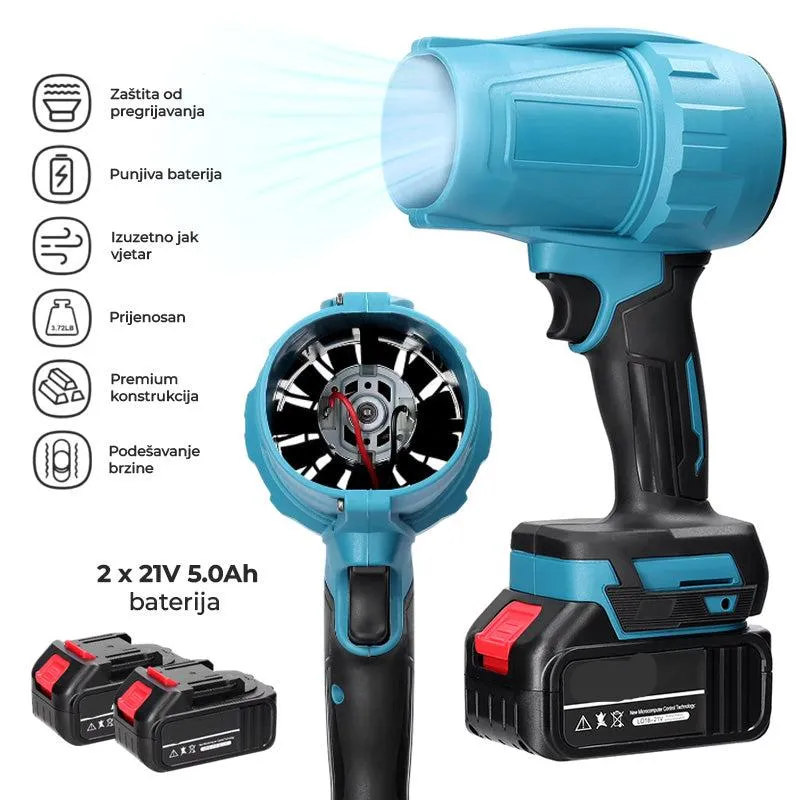 XXL Aku Puhač 24vx2 145Kmh