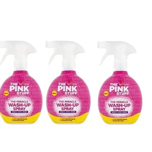 Pink Stuff sprej za pranje posuđ 500ml 3 komada