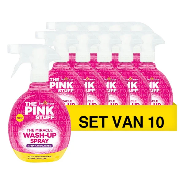 Pink Stuff sprej za pranje posuđ 500ml - pakiranje od 10 komada