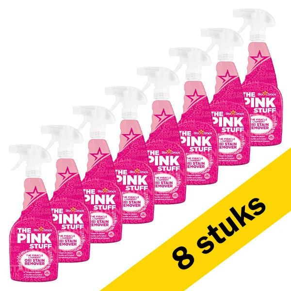 Pink Stuff Oxi sredstvo za uklanjanje mrlja u spreju 500ml - 8 pakiranja