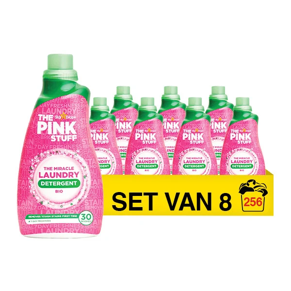 Pink Stuff tekući deterdžent biološki 960ml - 8 pakiranje