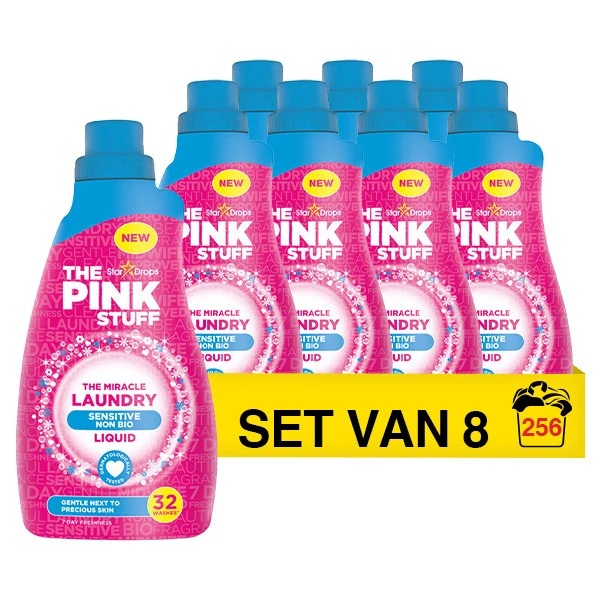 Pink Stuff tekući deterdžent za pranje 960 ml - 8 pakiranje
