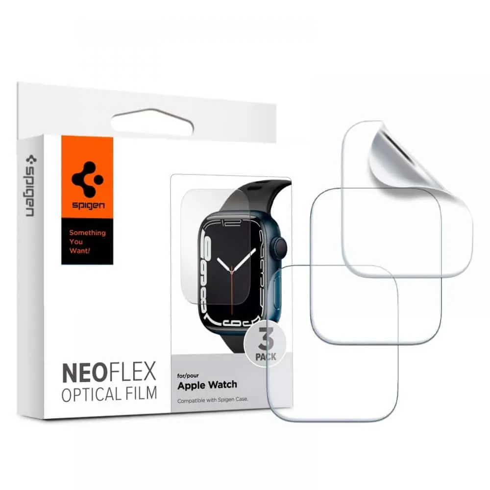 Spigen - Neo Flex (3 kom) - Apple Watch 4 / 5 / 6 / SE / 7 / 8 (44 mm / 45 mm) - prozirni