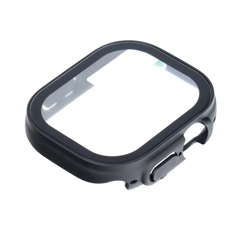 Bestsuit fleksibilna zaštitna torbica sa staklom za Apple Watch Ultra/Ultra 2 49 mm - crna