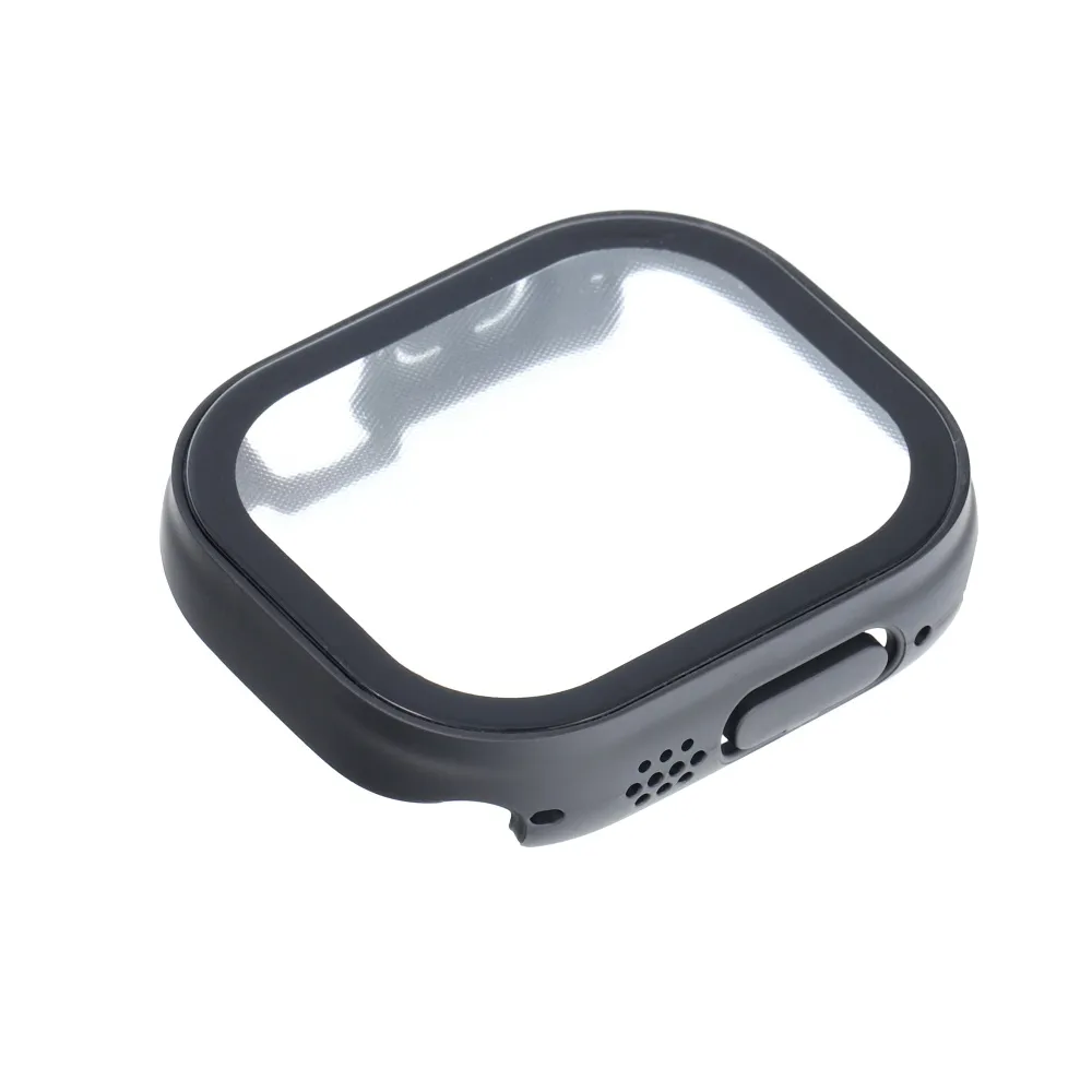 Bestsuit fleksibilna zaštitna torbica sa staklom za Apple Watch Ultra/Ultra 2 49 mm - crna