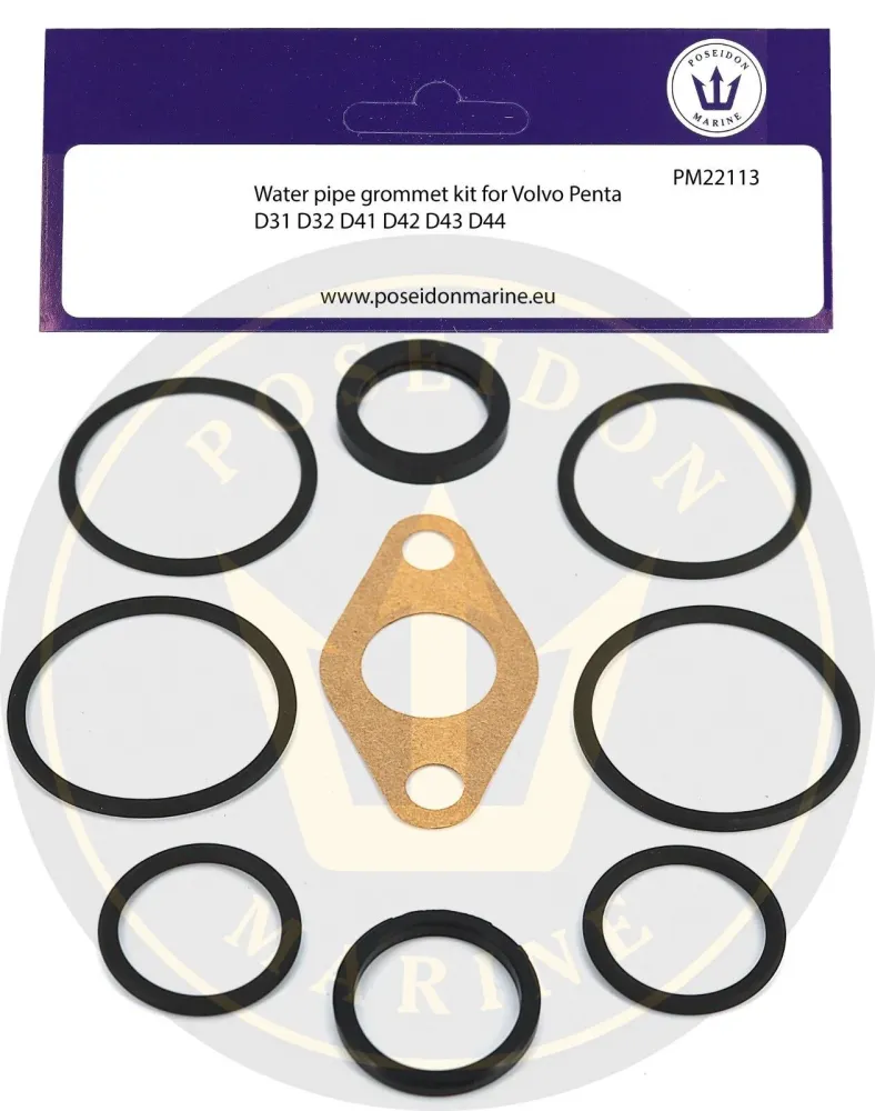 Water Pipe Gasket Kit Volvo Penta 31, 32, 41, 42, 43, 44 22113