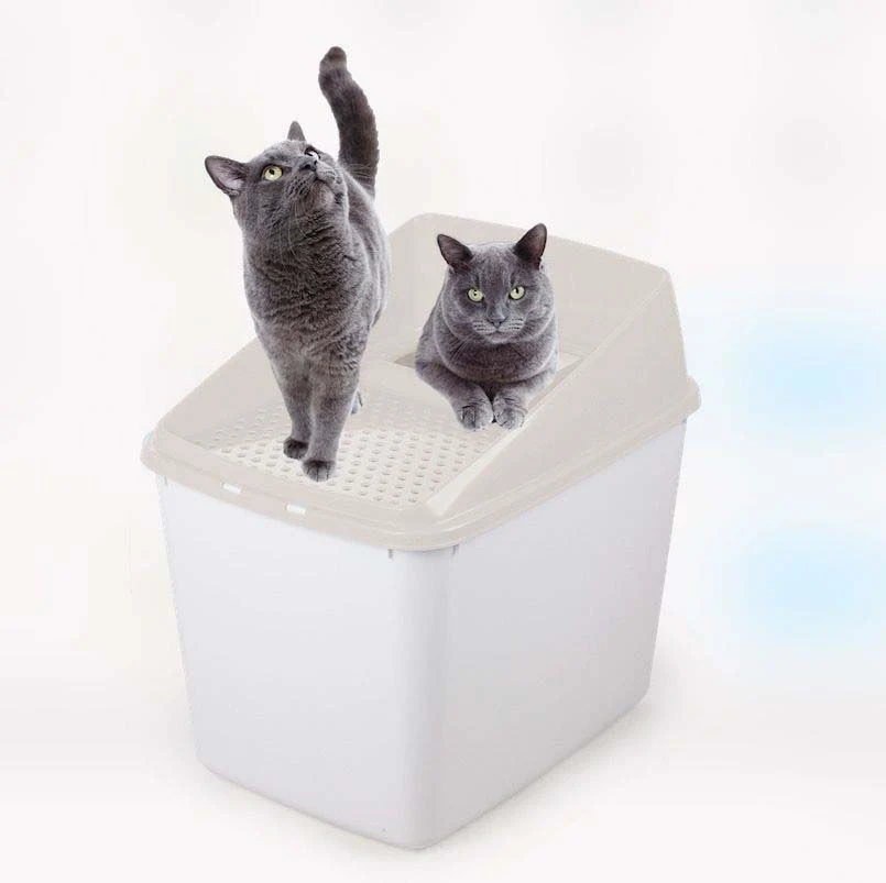 ALL PAWS Go Fresh No Mess WC, gornji ulaz, 40x53x50,5cm, bež