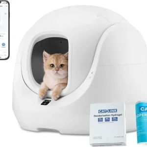 CATLINK Baymax Scooper SE, automatski samočisteći WC za mačke, kapacitet 7L