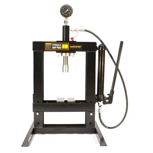 10.0T Werkstattpresse mit eingebaute Handpumpe und mit Manometer (SP10)
