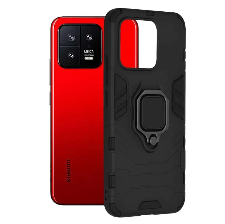 Techsuit Silicone Shield maska za Xiaomi 13 - crna