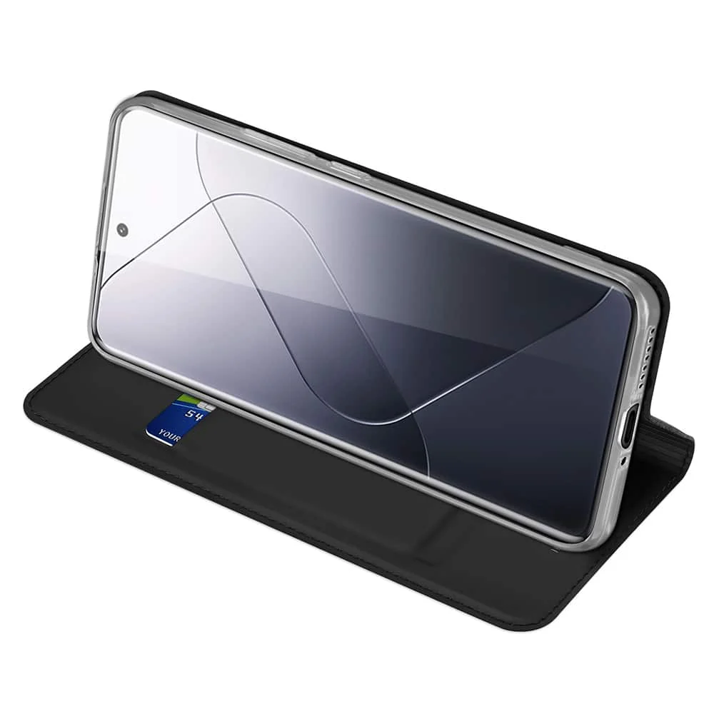 DUX DUCIS Skin Pro – preklopna maska za Xiaomi 14 Pro crna