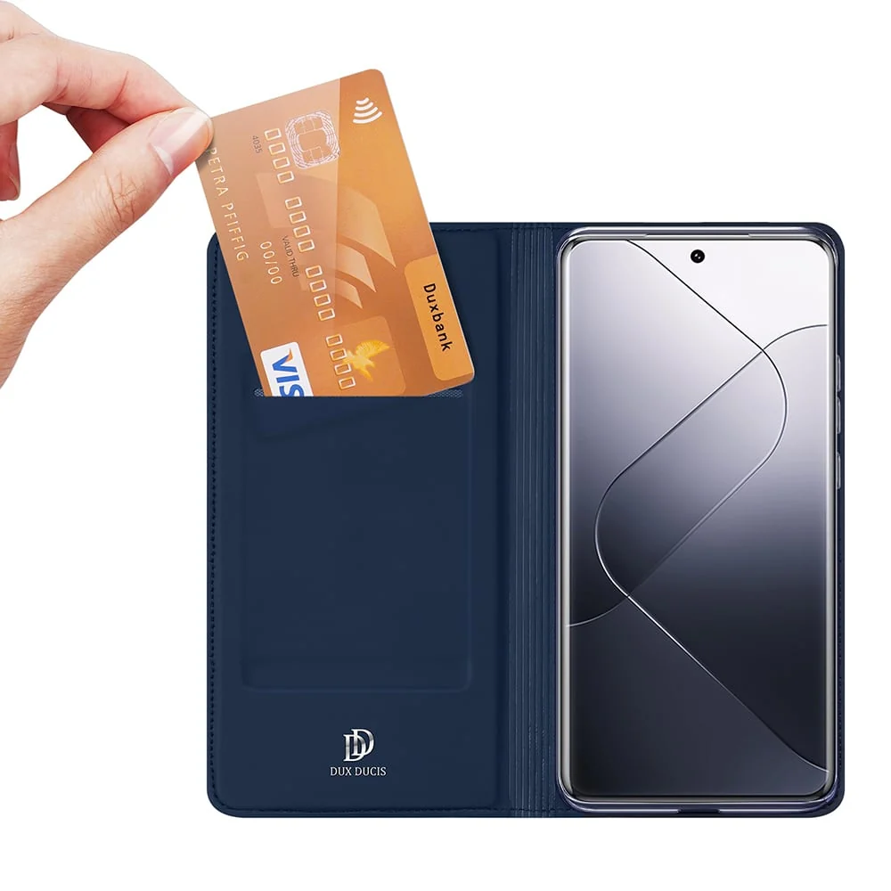 DUX DUCIS Skin Pro – preklopna maska za Xiaomi 14 Pro crna