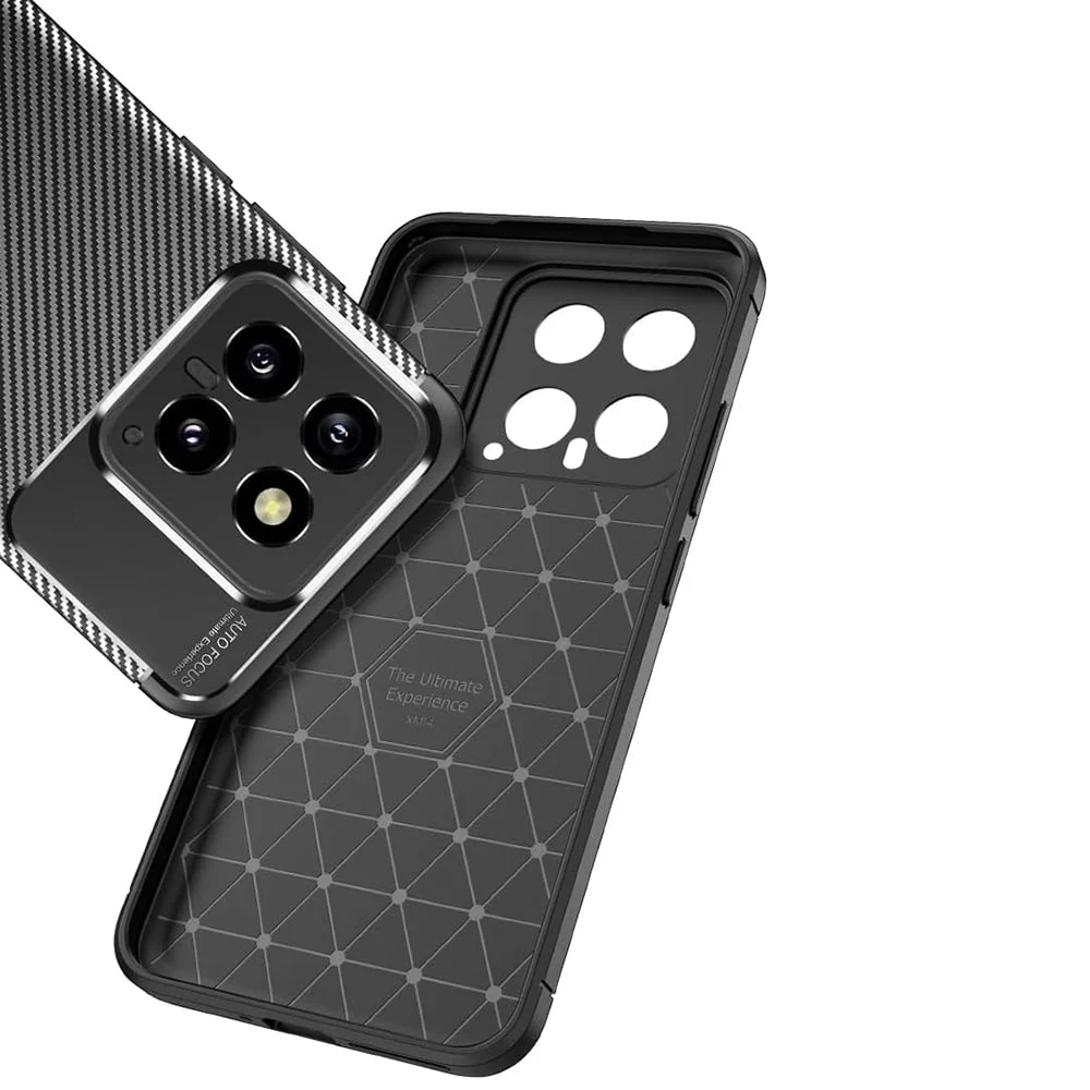 Techsuit – CarbonFiber maska za Xiaomi 14 – crna