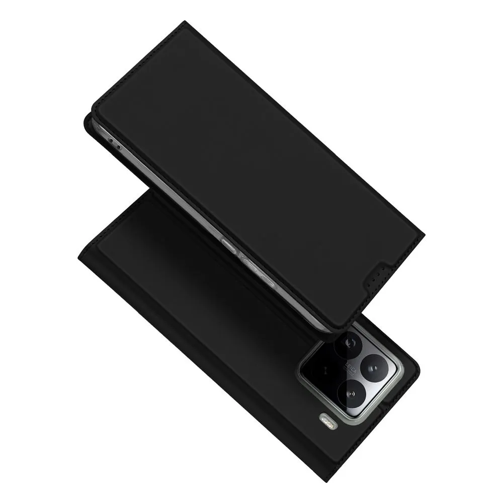DUX DUCIS Skin Pro – glatka kožna preklopna maska za XIAOMI 15 PRO crna