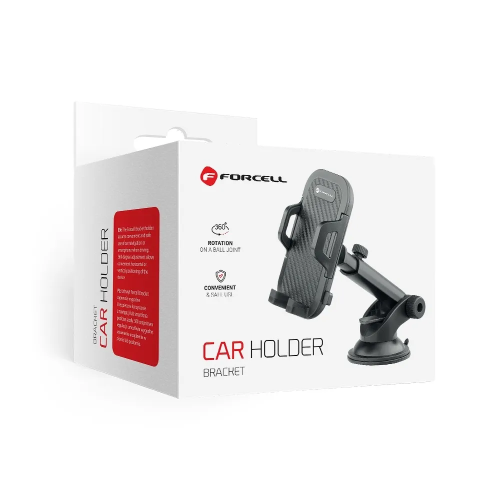 FORCELL CARBON BRACKET auto držč sa podesivom rukom