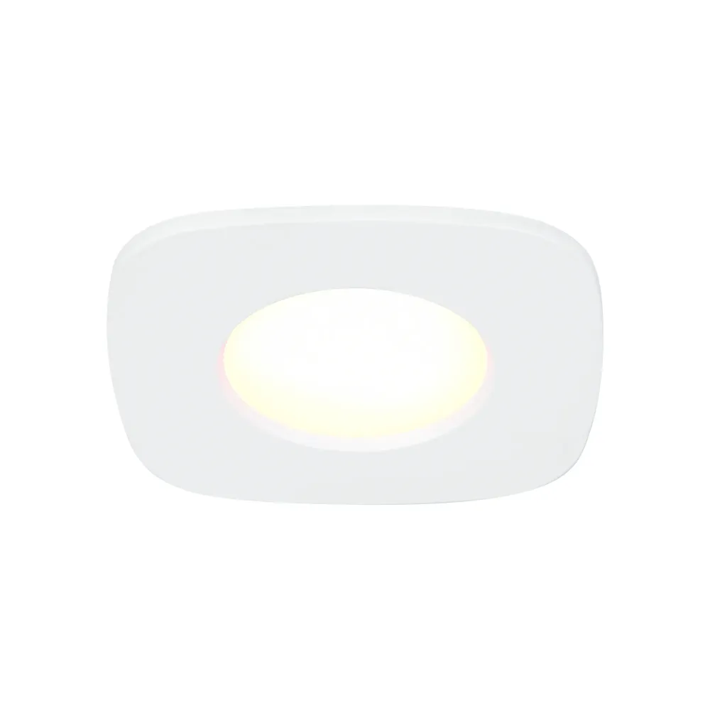 LED ugradbena svjetiljka RINA, stropna, bijela, 7.7W, CCT+RGB, IP65