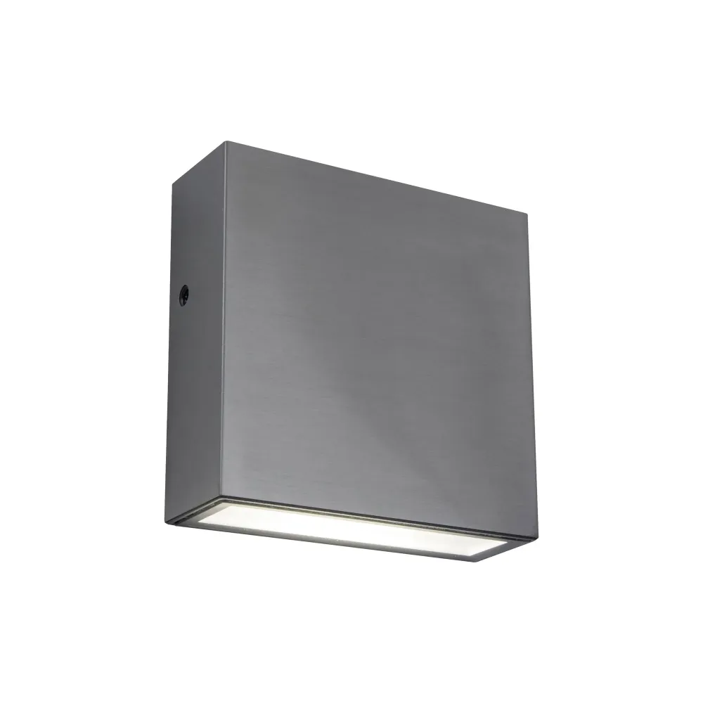 LED zidna svjetiljka GEMINI XF, nehrđajući čelik, 9.5W, 4000K, IP54