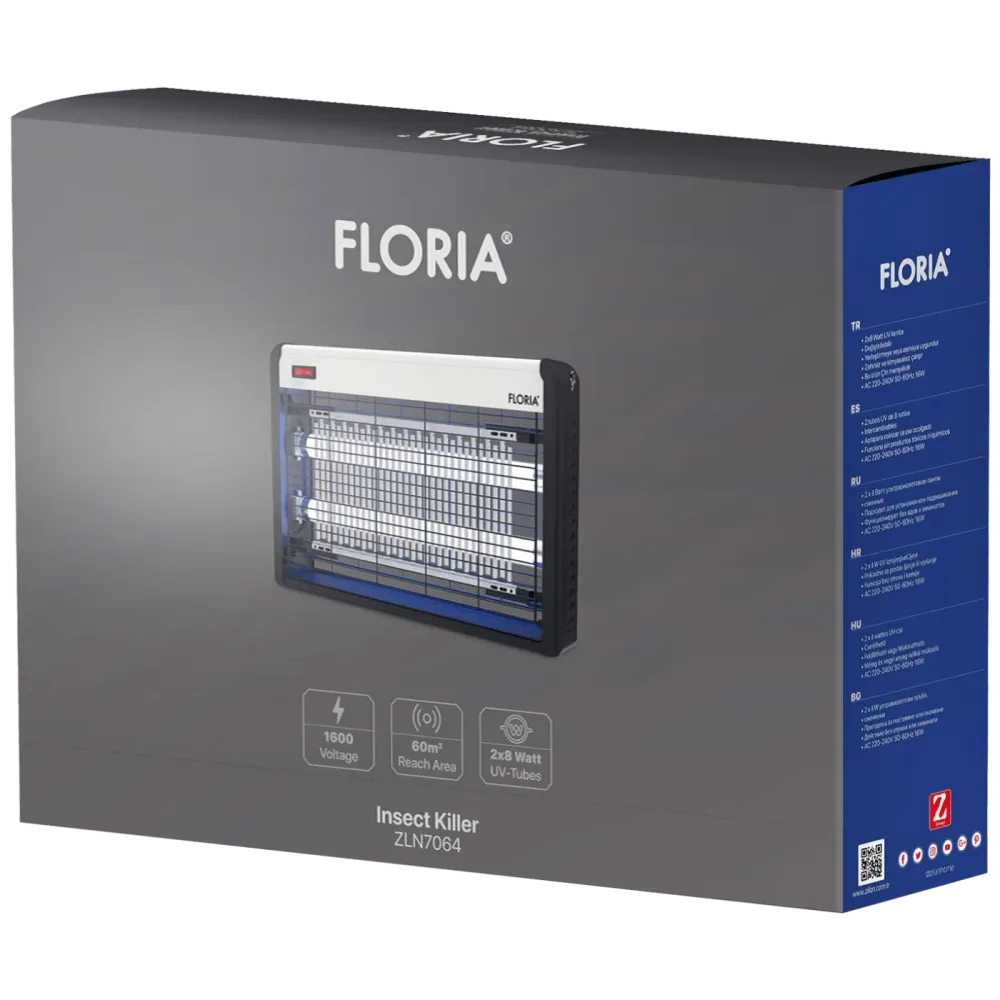Floria Električna zamka za insekte, UV svjetlost 16W - ZLN7064