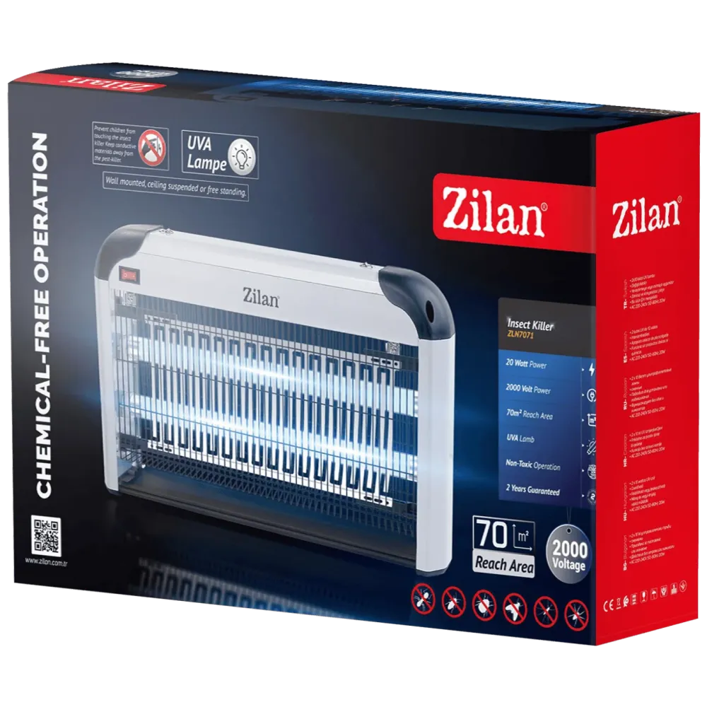 Zilan Električna zamka za insekte, UV svjetlost 20W - ZLN7071