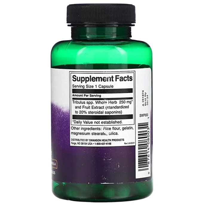 Mega tribulus ekstrakt Swanson 120 kapsula