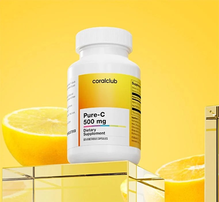 Pure-C Coral Club 500mg 60 vege kapsula