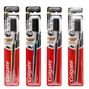 Colgate toothbrush Double action Charcoal Medium