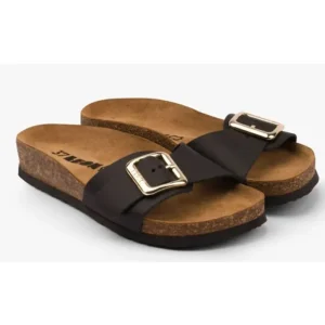 Leon Womens Slippers Black No.39