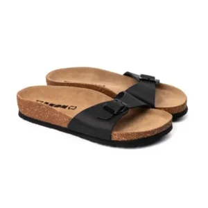 Leon Womens Slippers Black No.40