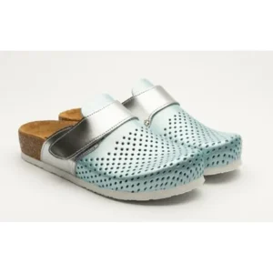 Leon Womens Slippers Mint/Silver No.37
