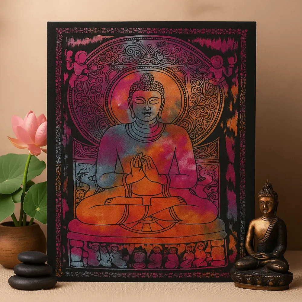 Buddha zidna umjetnost, pamuk