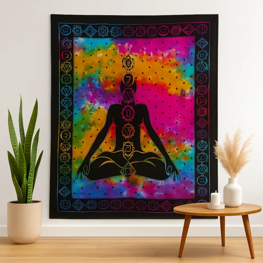 Buddha zidna umjetnost pamučni čakra