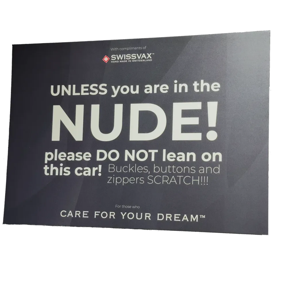 "Nude" Flyer – izjava za ljubitelje automobila