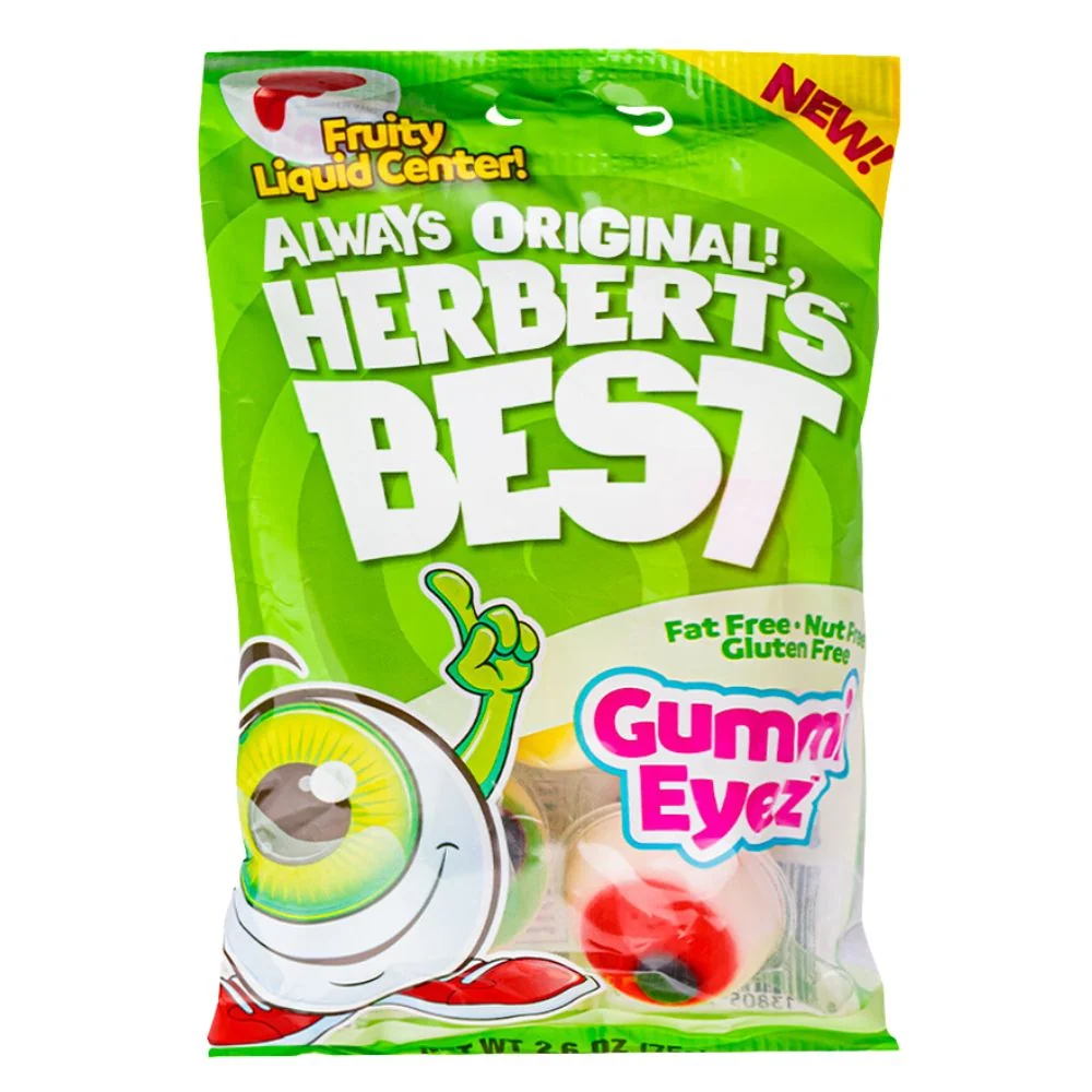 Gummi Eyez, bomboni punjeni tekućim voćnim punjenjem od 75g