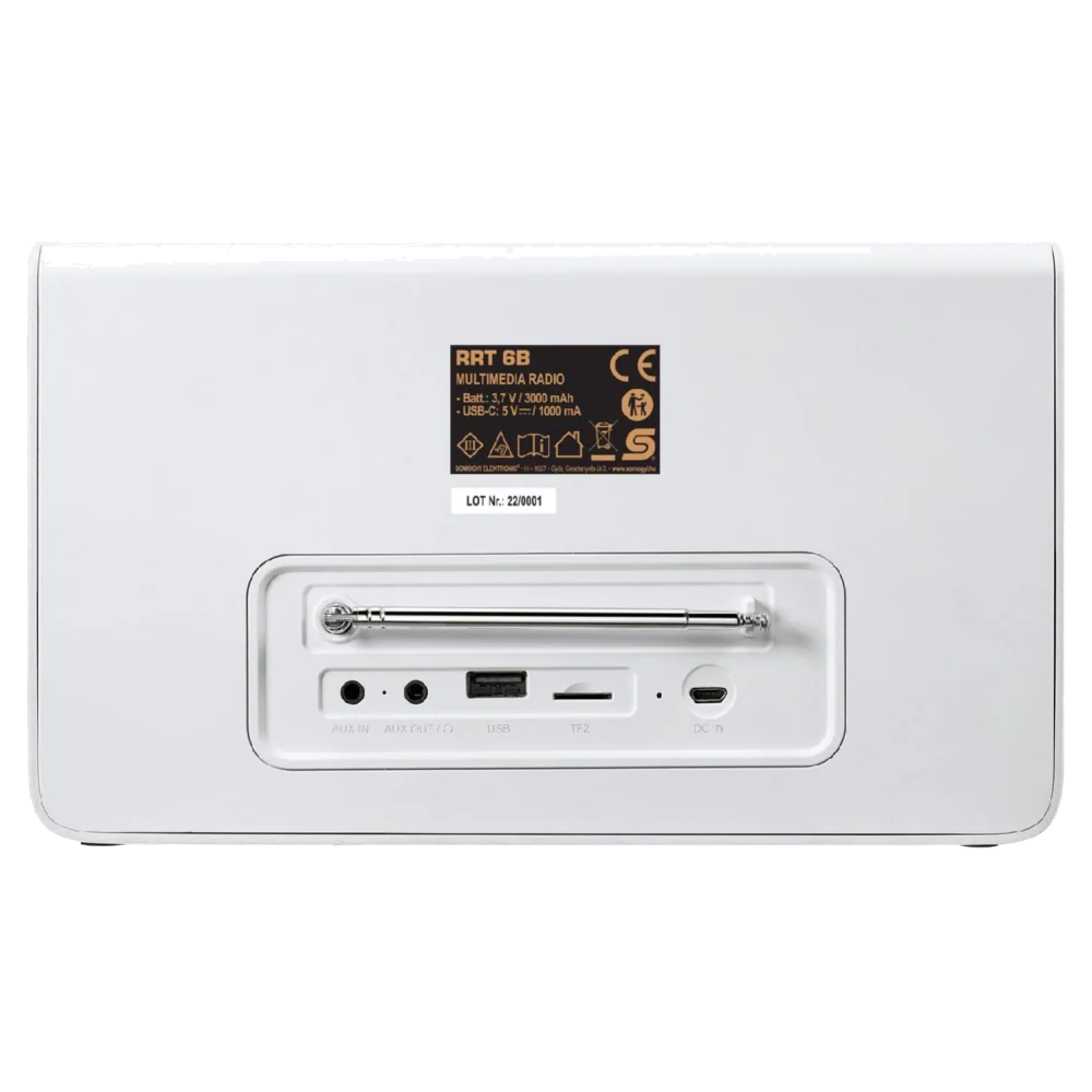 SAL Retro radio, AM-FM-BT-USB-mSD - RRT 6B
