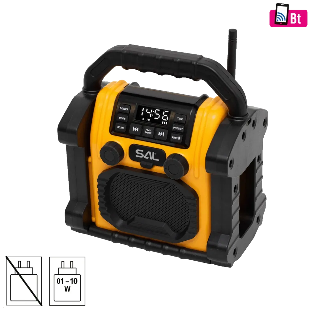 SAL Zvučnik bežični, Bluetooth, Power Bank, FM, 10W - BTWORKPRO