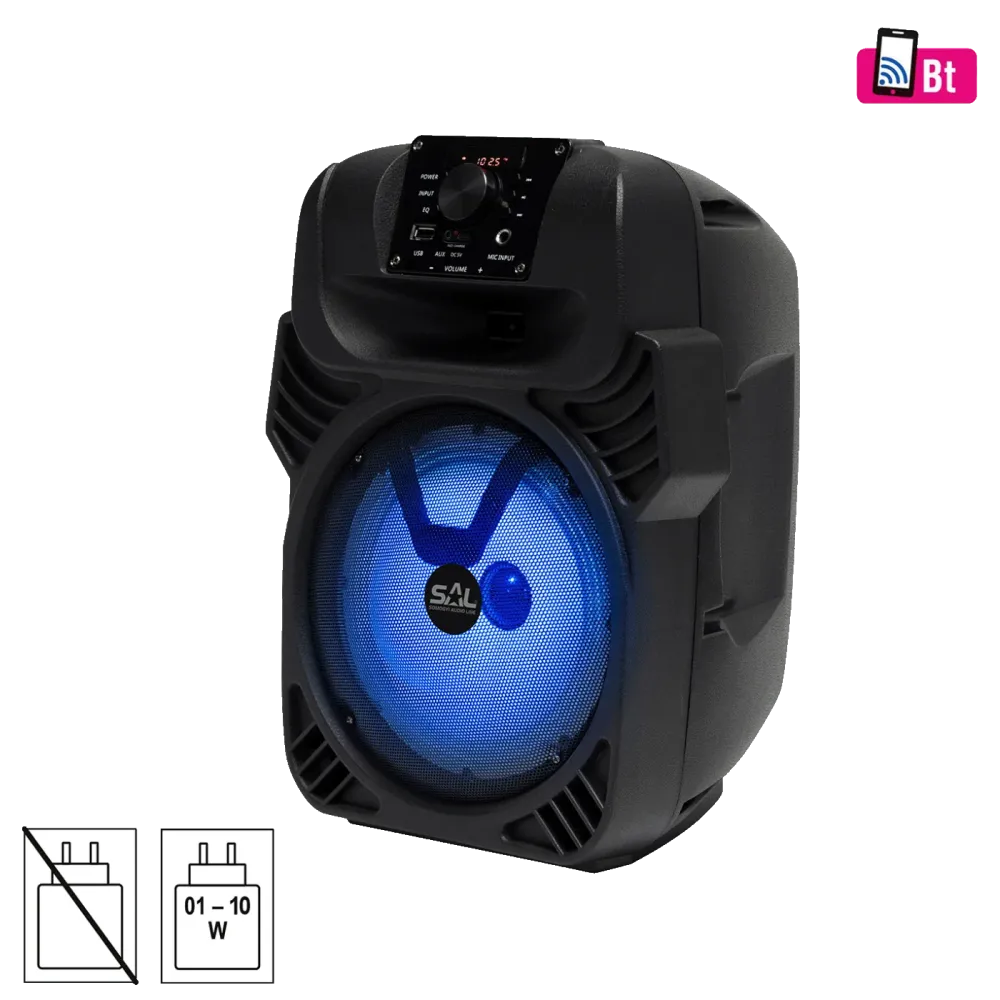 SAL Zvučnik bežični, Bluetooth, FM radio, KARAOKE, 40 / 25W - PAR20BTC